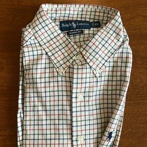 Ralph Lauren Classic Fit long sleeve button down shirt, size XL